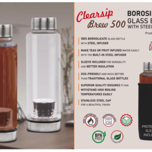 Clearsip Brew 500 Glass Bottle