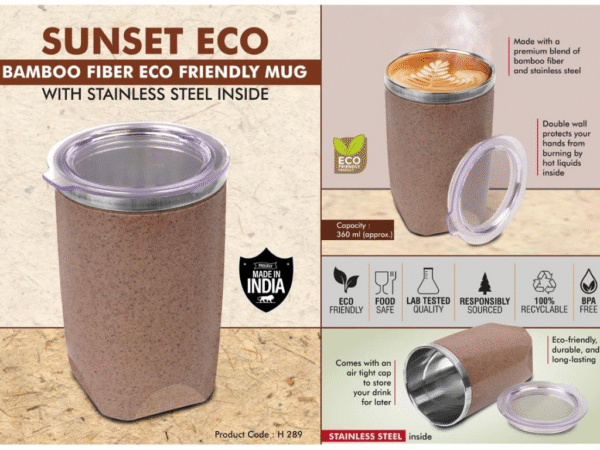 Sunset Eco Bamboo Fiber Mug