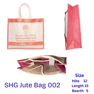 jute bag banarsi gota both side with printing