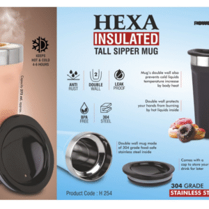 Hexa Insulated Tall Sipper Mug
