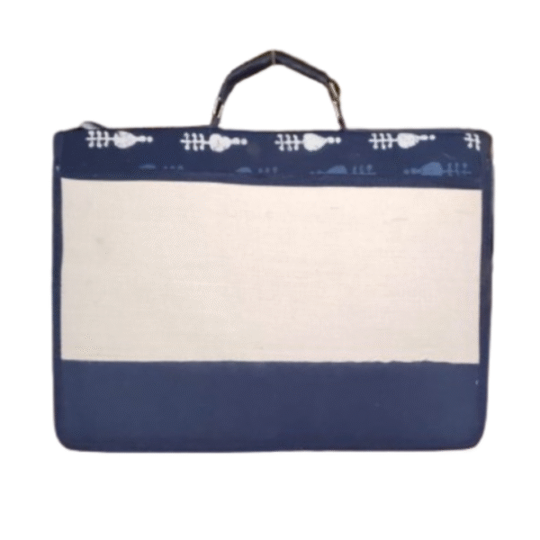jute file bag with madhuvani bag