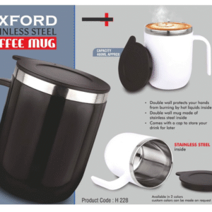 oxford stainless steel coffee mug