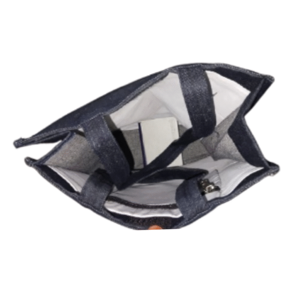 jeans denim bag with madhuvani bag with both side