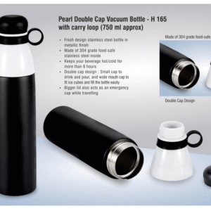 pearl double cap vacuum bottle – 750ml