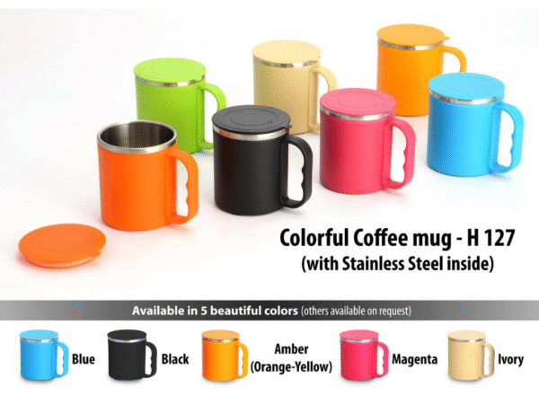 Colorful Stainless Steel Coffee Mug – H 127