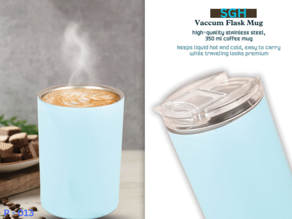 vacuum flask mug / travel coffee mug