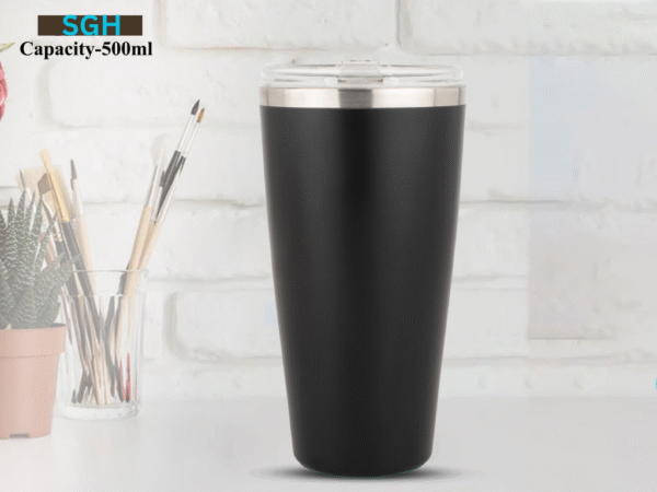 tainless steel tumbler with lid