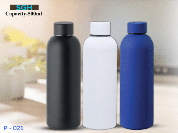 500ml matte finish stainless steel bottle