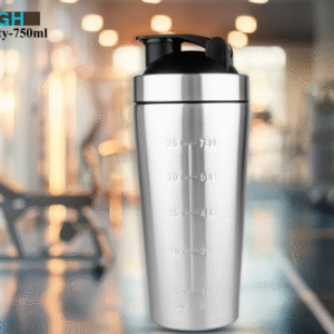 750ml stainless steel shaker bottle