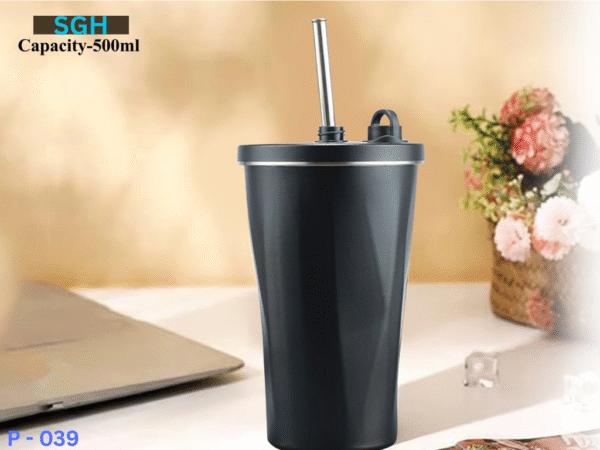 500ml stylish black tumbler