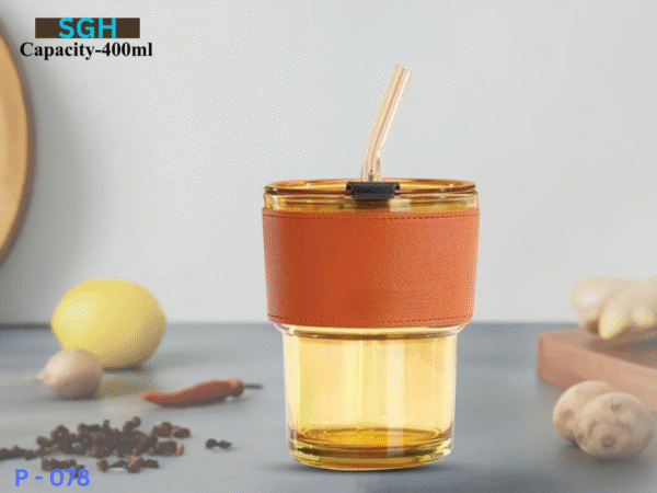 premium glass tumbler
