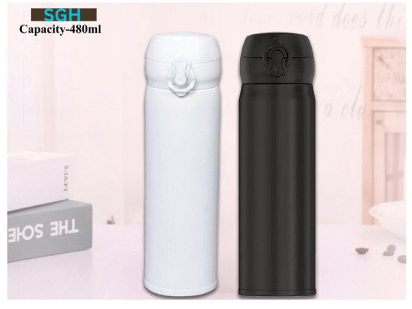 stainless steel thermo bottle with flip lock